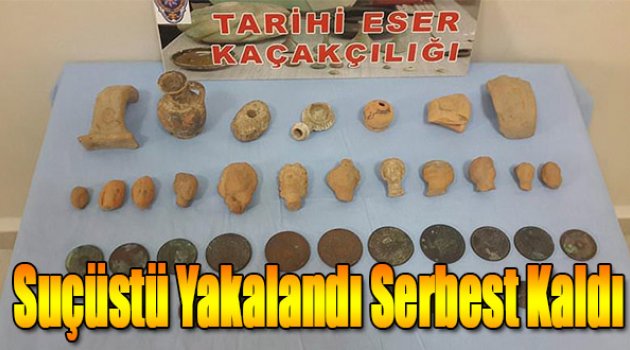 Suçüstü Yakalandı Serbest Kaldı