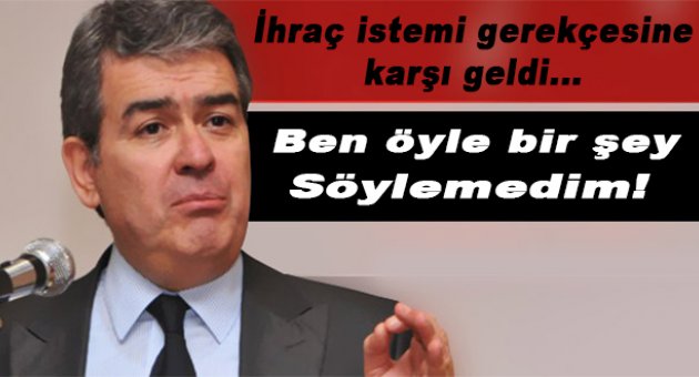 Süheyl Batum inkar etti...