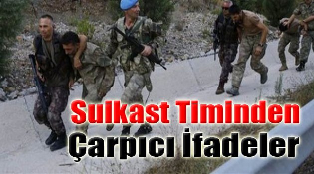 Suikast Timinden Çarpıcı İfadeler! Çiğli Kodu: Charlie!