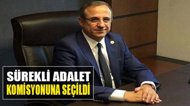 Sürekli Adalet Komisyonu'na Seçildi