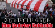 İzmir’de kaymakamlık emriyle iftar çadırları yasaklandı