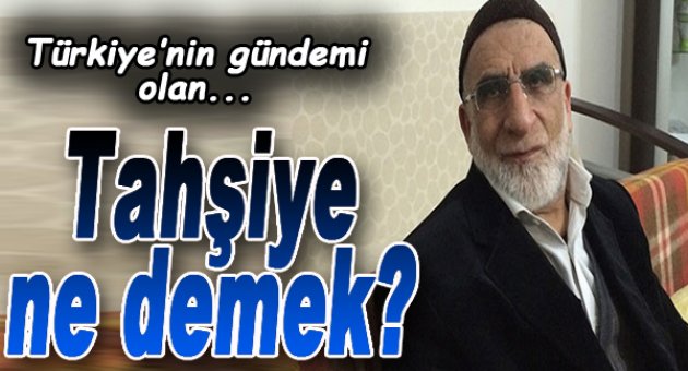 Tahşiye nedir, Tahşiyeciler kimdir?