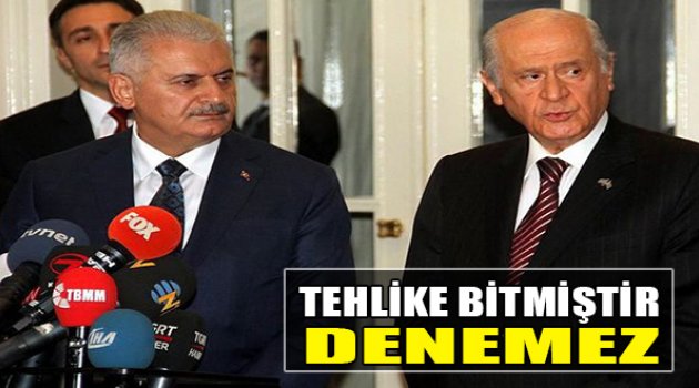 "Tehlike Bitmiştir Denemez"