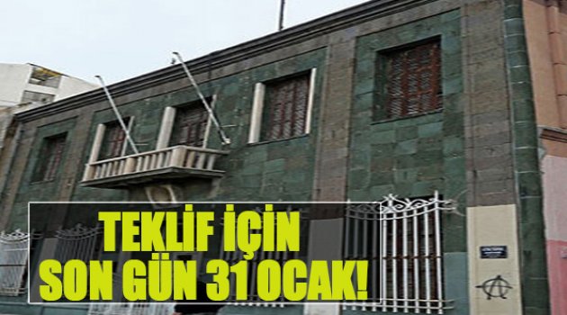 Teklif İçin Son Gün 31 Ocak