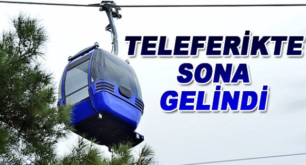 Teleferikte test sürüşü başladı
