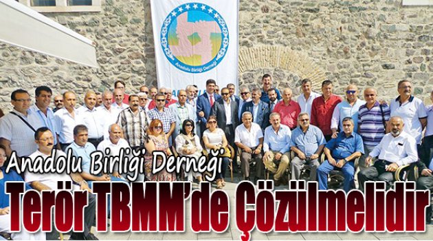 “Terör, TBMM'de çözülmelidir”