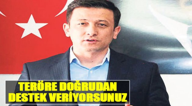 Teröre Doğrudan Destek Veriyorsunuz