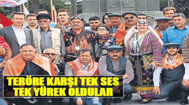 Teröre Karşı Tek Ses Tek Yürek Oldular