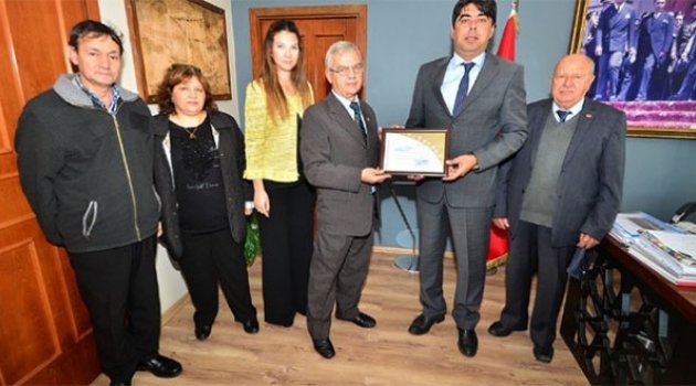 THK Foça Şubesi'nden Başkan Demirağ'a Teşekkür Ziyareti