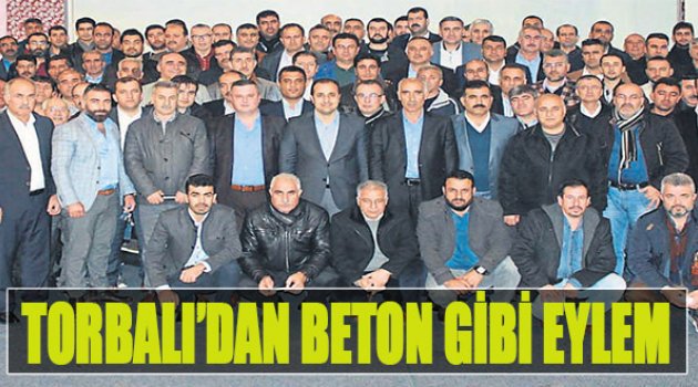 Torbalı’dan Beton Gibi Eylem!