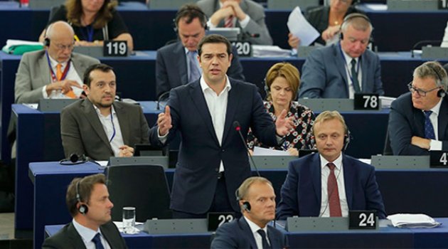 Tsipras Avrupa Parlamentosu'na seslendi