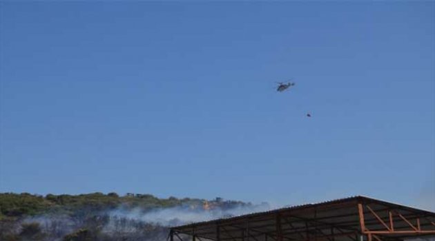 Tüpraş Tesislerine Yakın Bölgede Çıkan Yangın Korkuttu