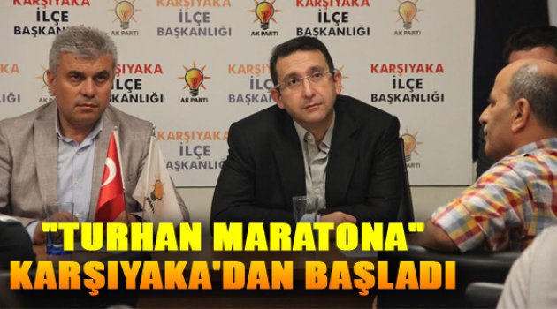 Turhan Maratona Karşıyaka'dan Başladı