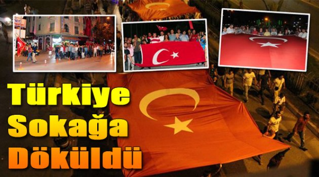 Türkiye Sokağa Döküldü