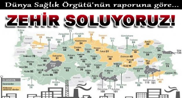 Türkiye zehir soluyor