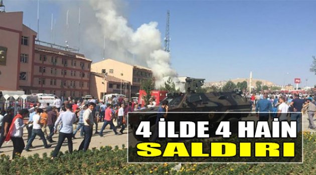 Türkiye'nin Yüreği Yanıyor: 4 İlde 4 Hain Saldırı!