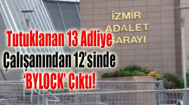 Tutuklanan 13 Adliye Çalışanının 12'sinde ByLock Çıktı