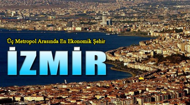 Üç Metropol Arasında En Ekonomik Şehir 'İzmir'
