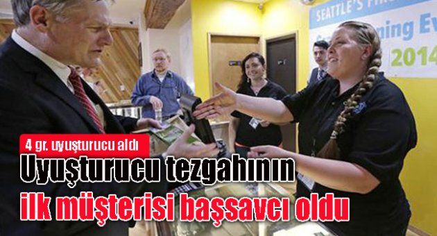 Uyuşturucu tezgahının ilk müşterisi başsavcı oldu