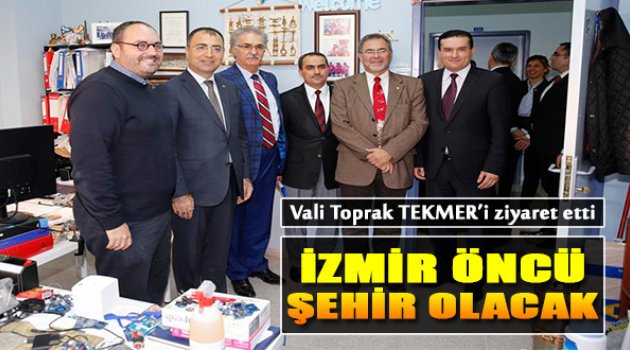 Vali Toprak'tan TEKMER'e Ziyaret