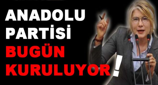 Ve o parti kuruluyor...