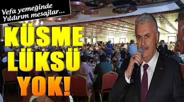 Vefa Gecesinde 'Yıldırım Mesajlar'