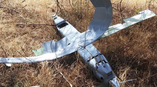 Vurulan İHA Sahipsiz Kaldı!