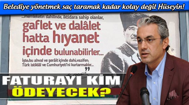 Yanlış Afişlerin Faturası Halka Kesilecek!