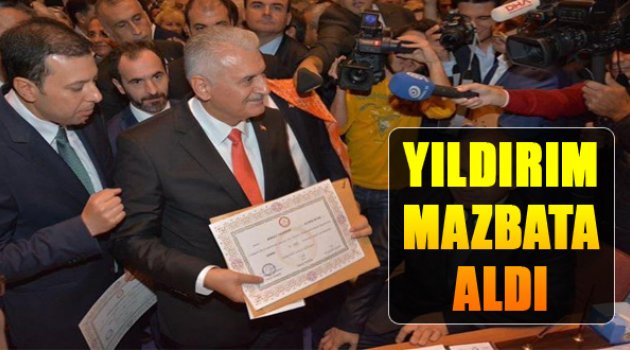 Yıldırım Mazbatasını Aldı...