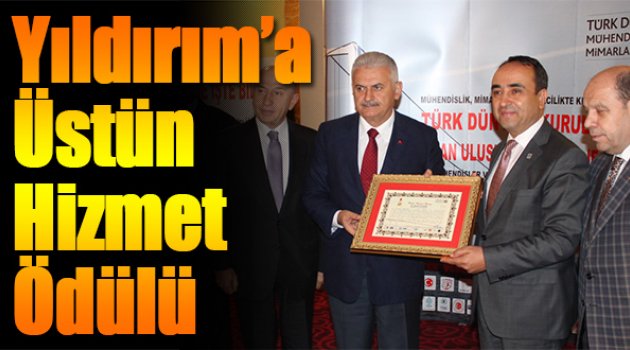 Yıldırım'a Üstün Hizmet Ödülü