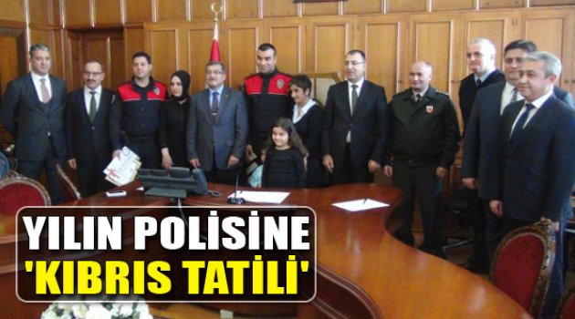 Yılın Polisine Kıbrıs Tatili