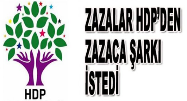 Zaza'lardan HDP'ye sesleniş...