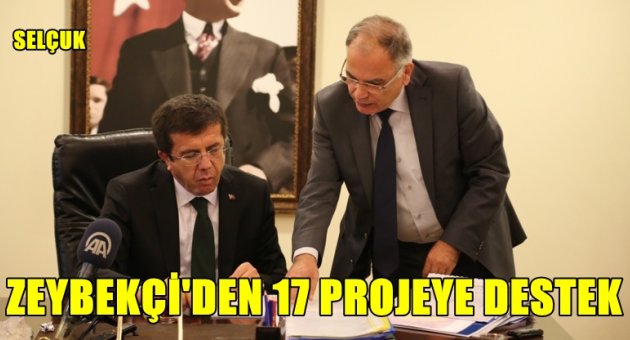 ZEYBEKÇİ'DEN 17 PROJEYE DESTEK