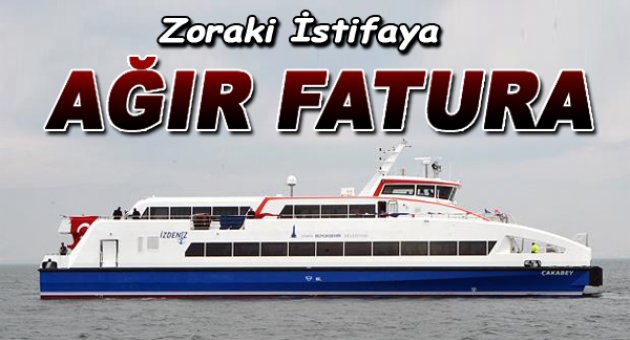 Zoraki istifaya ağır fatura