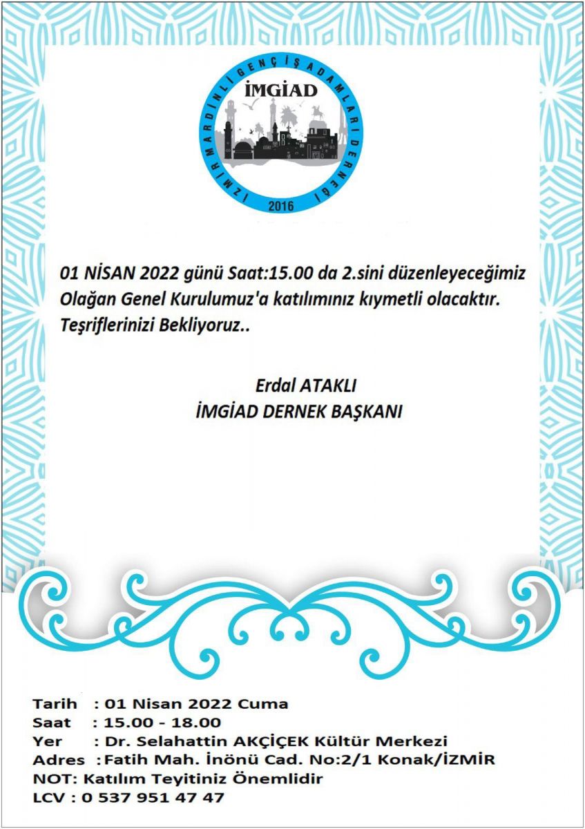 İMGİAD KONGREYE GİDİYOR