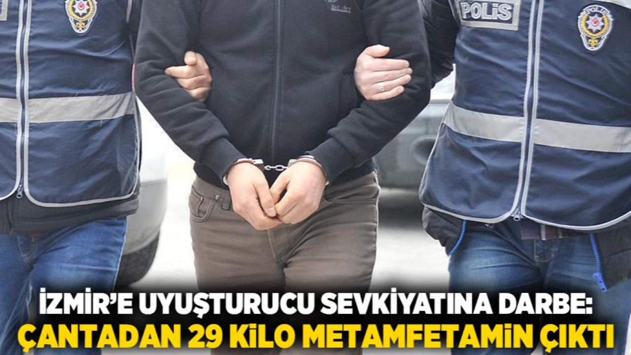 İzmir’e Uyuşturucu Sevkiyatına Darbe: Çantadan 29 Kilo Metamfetamin Çıktı