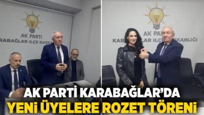 AK Parti Karabağlar’da Yeni Üyelere Rozet Töreni