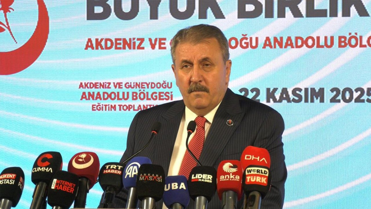 BBP lideri Destici: &quot;Terör örgütünün muhatap alınmasını doğru bulmuyoruz&quot;