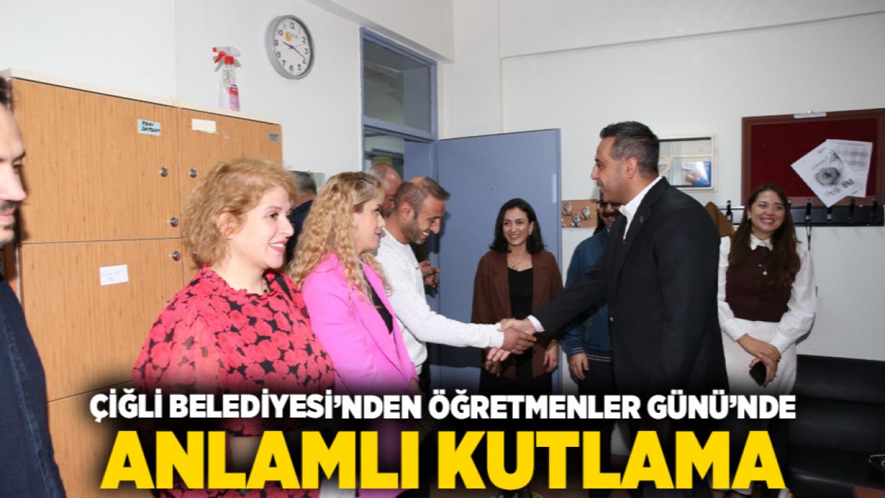 Çiğli Belediyesi’nden Öğretmenler Günü’nde Anlamlı Kutlama