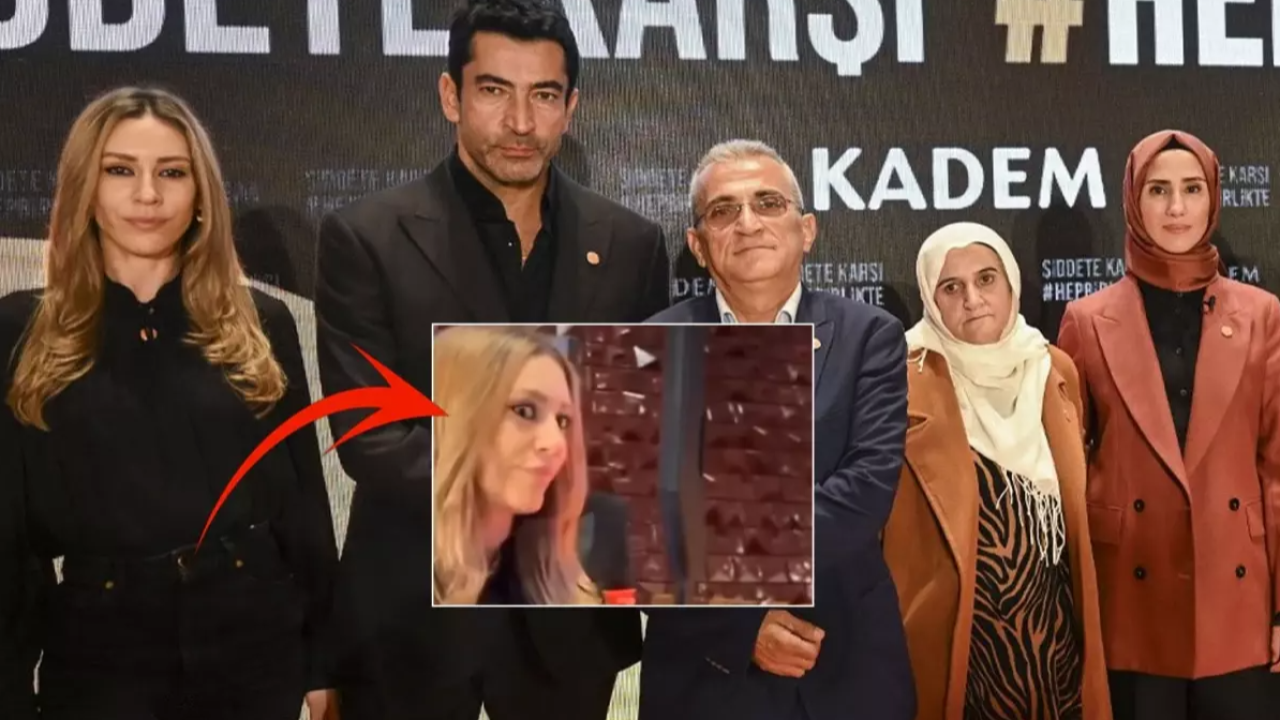 KADEM&#039;in lansmanına katılan Sinem Kobal&#039;ın tavırları olay oldu