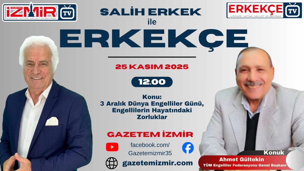 Salih Erkek ile "ERKEKÇE" programı yarın izleyicilerle buluşacak