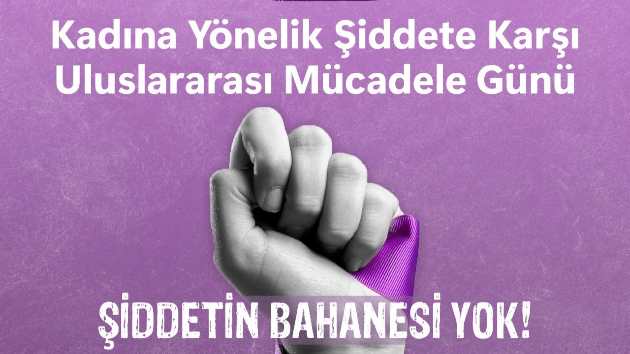 Seferihisar Belediyesi’nden 25 Kasım’da güçlü mesaj: “Şiddetin bahanesi yok, kadına şiddete hayır!”