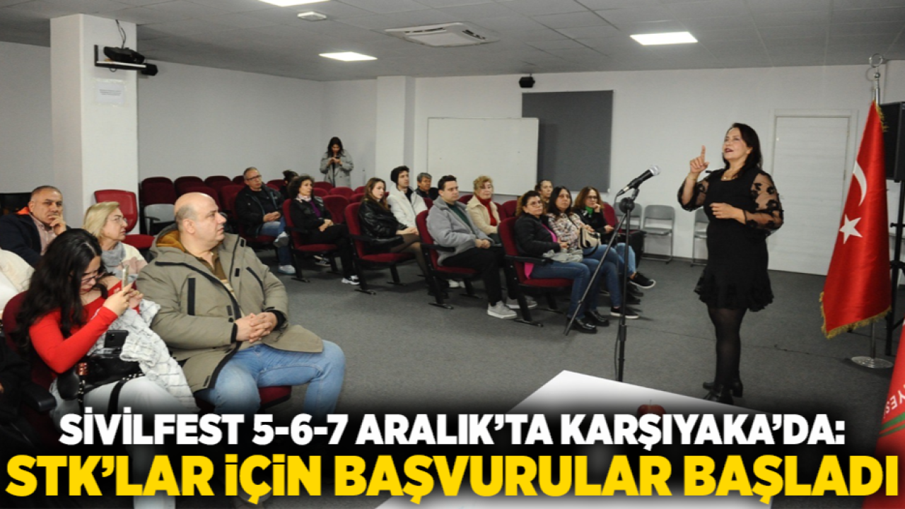 SivilFest 5-6-7 Aralık’ta Karşıyaka’da: STK’lar için başvurular başladı