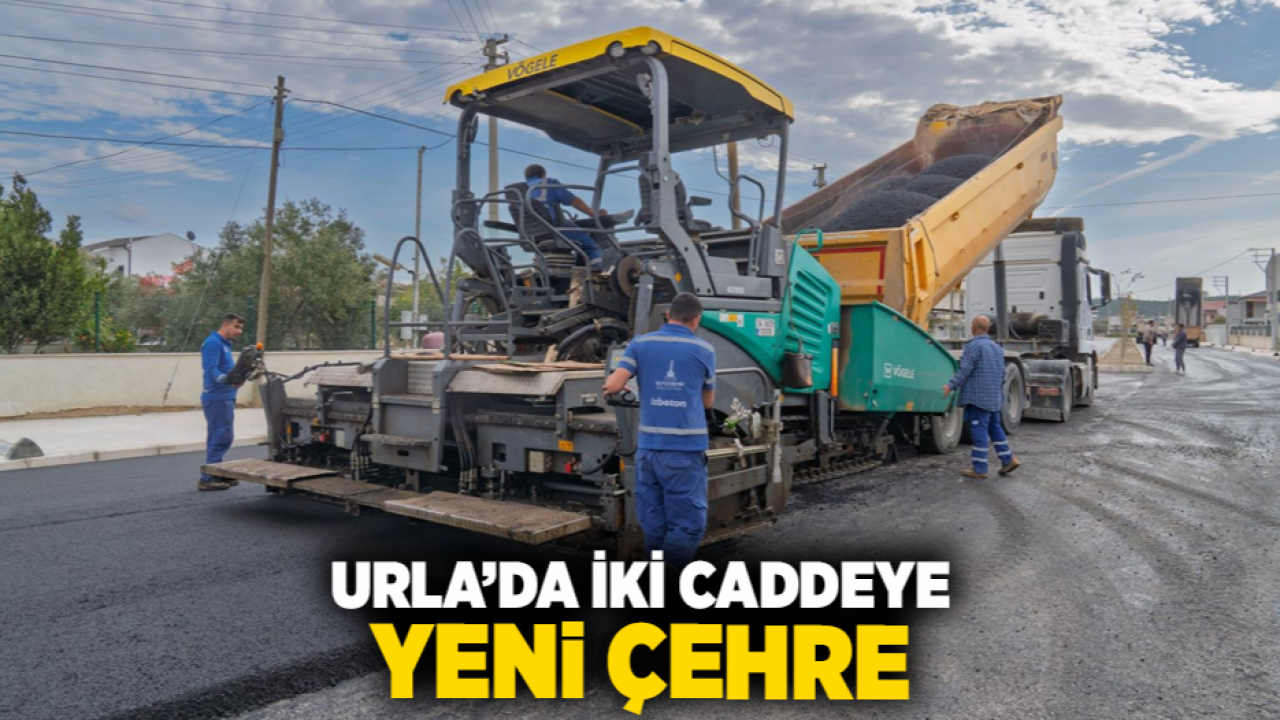 Urla’da iki caddeye yeni çehre