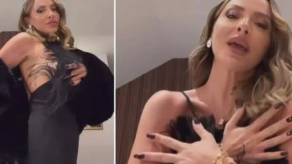 2025'e böyle veda etti! Hadise'nin kıvrak dansı kadar dekoltesi de olay