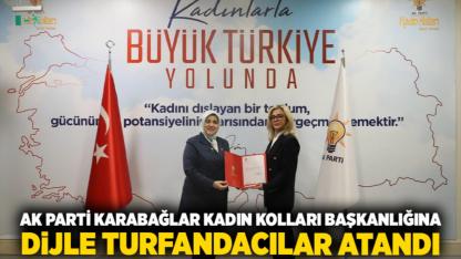 AK Parti Karabağlar Kadın Kolları Başkanlığına Dijle Turfandacılar Atandı