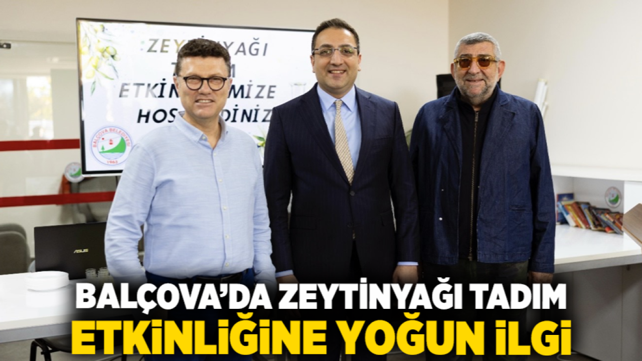 Balçova’da Zeytinyağı Tadım Etkinliğine Yoğun İlgi