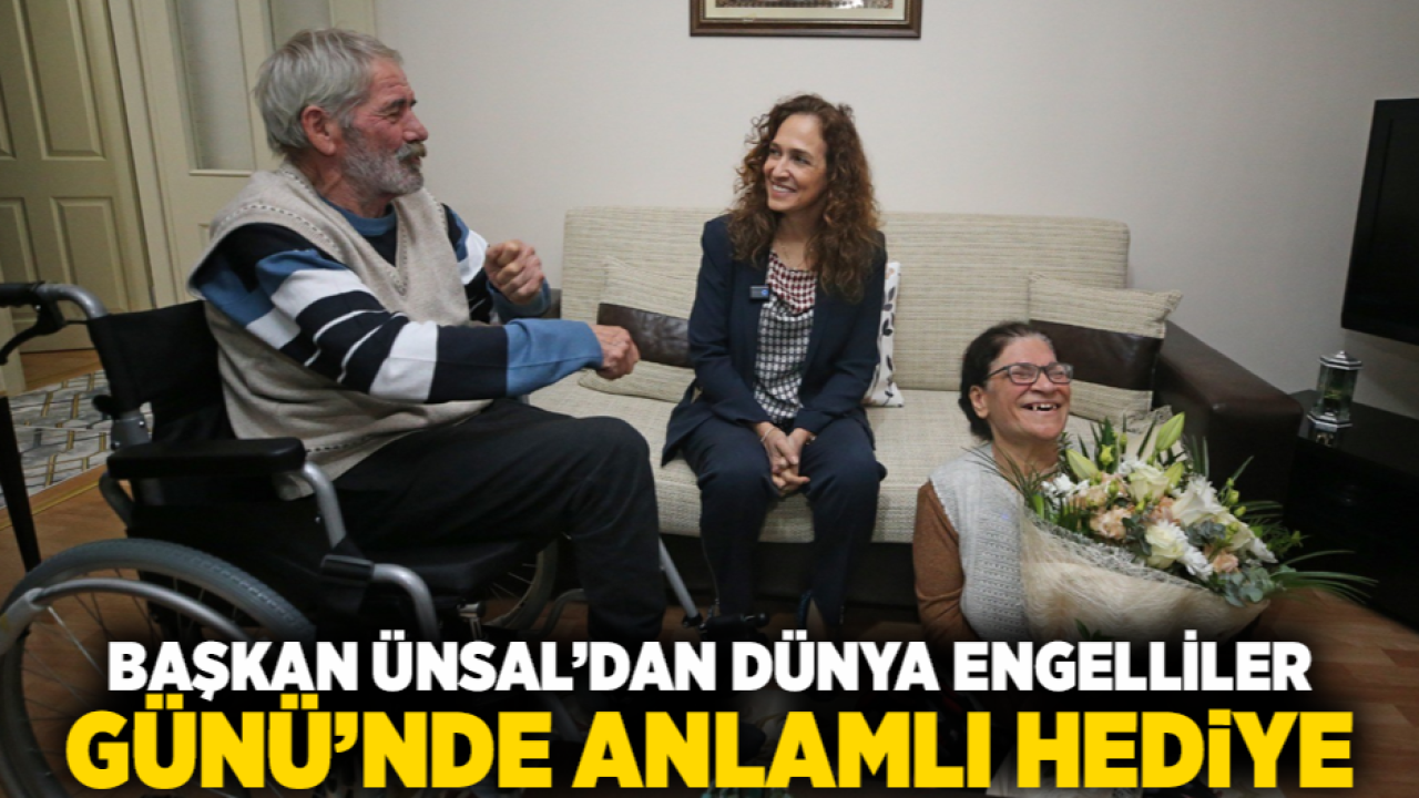 Başkan Ünsal’dan Dünya Engelliler Günü’nde anlamlı hediye