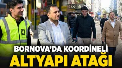 Bornova’da koordineli altyapı atağı