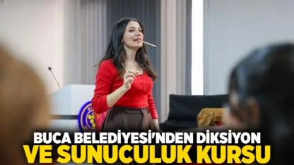 Buca Belediyesi’nden diksiyon ve sunuculuk kursu